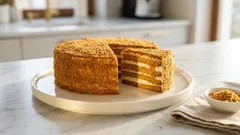 Domácí Marlenka: medové pláty z jednoho plechu a lehký smetanový krém