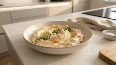 Tuňáková pomazánka s vejci a tvarohem: krémová, sytá a s opečenou cibulkou