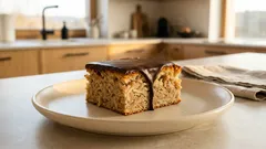 Hrnkový jablečný koláč na plech s čokoládovou polevou – vláčný i druhý den