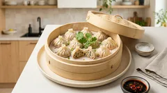 Napařované wontony doma: měkké těsto a šťavnatá masová náplň krok za krokem