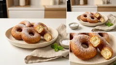 Koblihy z bílého jogurtu bez droždí: hotové rychle a krásně vláčné