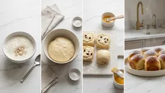 Honzíkovy buchty s tvarohem – nadýchané kynuté buchty jako od babičky