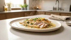 Ryba pečená na česneku s máslem a citronem: šťavnaté filé za 20 minut