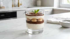 Tvarohový dezert „Milky Way“ bez pečení: vrstvený krém s piškoty hotový za pár minut