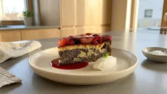 Vláčný makovo-jablečný koláč bez mouky: jednoduchý na plech a s ovocnou vrstvou