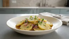 Vídeňský bramborový salát bez majonézy: šťavnatý díky horkému vývaru