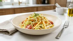 Křupavý zelný salát bez majonézy: hotový za pár minut a krásně svěží