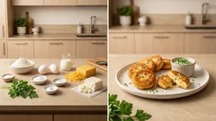 Smažené sýrové dukátky s čedarem a balkánským sýrem: rychlé pohoštění z pár surovin