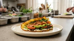 Bramborovo-sýrový wrap bez tortilly – křupe a skvěle drží tvar