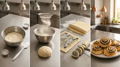 Tvarohové šneky s mákem: rychlé pečení bez kynutí, vláčné a dozlatova