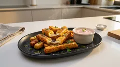 Křupavé bramborové tyčinky s mozzarellou: jednoduché těsto a rychlé smažení