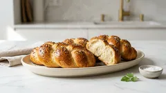 Domácí křupavé houstičky z kynutého těsta: jednoduchý postup pro nadýchanou střídku