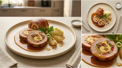 Vepřová roláda s vaječnou fáší: šťavnatá a krásně se krájí na plátky