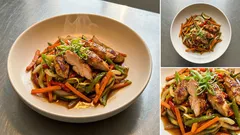 Kuřecí „čína“ se zeleninou: rychlá večeře z jedné pánve se sojovou omáčkou