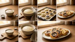 Posvícenské koláčky jako od babičky: vláčné těsto, tvaroh, mák i povidla