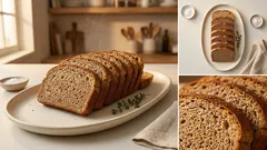 Lněný chléb bez lepku a mouky: jednoduchý recept bez hnětení a kynutí