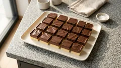 Nepečené nugátové čtverečky – jemné vánoční cukroví ze sušeného mléka