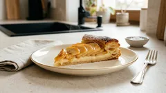 Jablečný koláč z listového těsta se zalitím: křupavý okraj a šťavnatá náplň