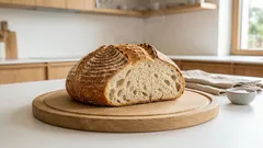 Domácí chléb ze 4 surovin v pečicím sáčku – křupavý a nadýchaný