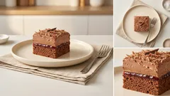 Pařížské kostky s Margotkou: vláčný kakaový korpus a krém bez vaření