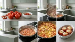 Pečená rajčata s mozzarellou a bazalkou – rychlá večeře z pár surovin