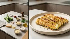 Křupavé cuketové plátky s parmazánem – pečené, ne smažené